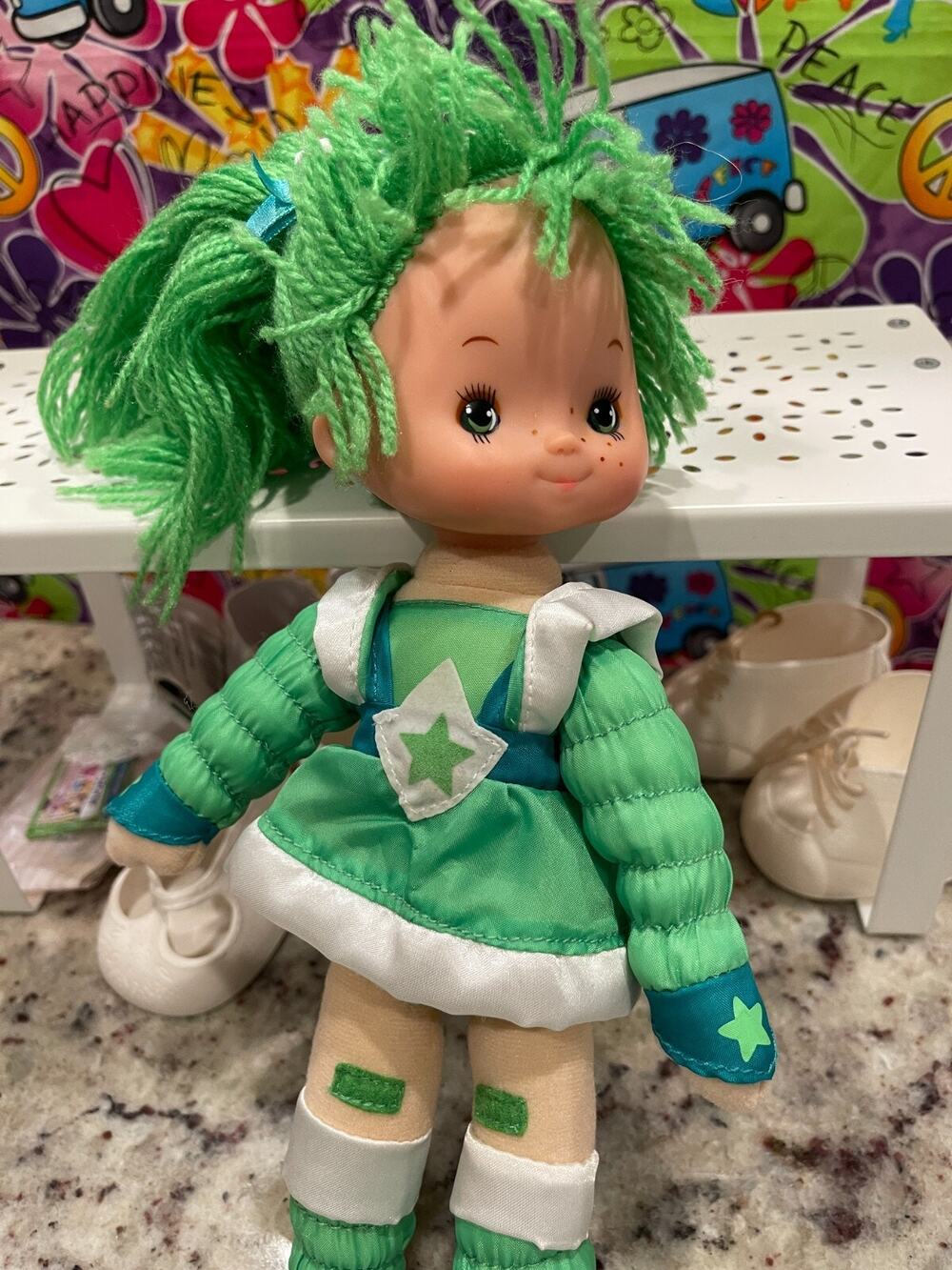 Vintage Rainbow Brite Patty O'Green by Hallmark Freckles 11"